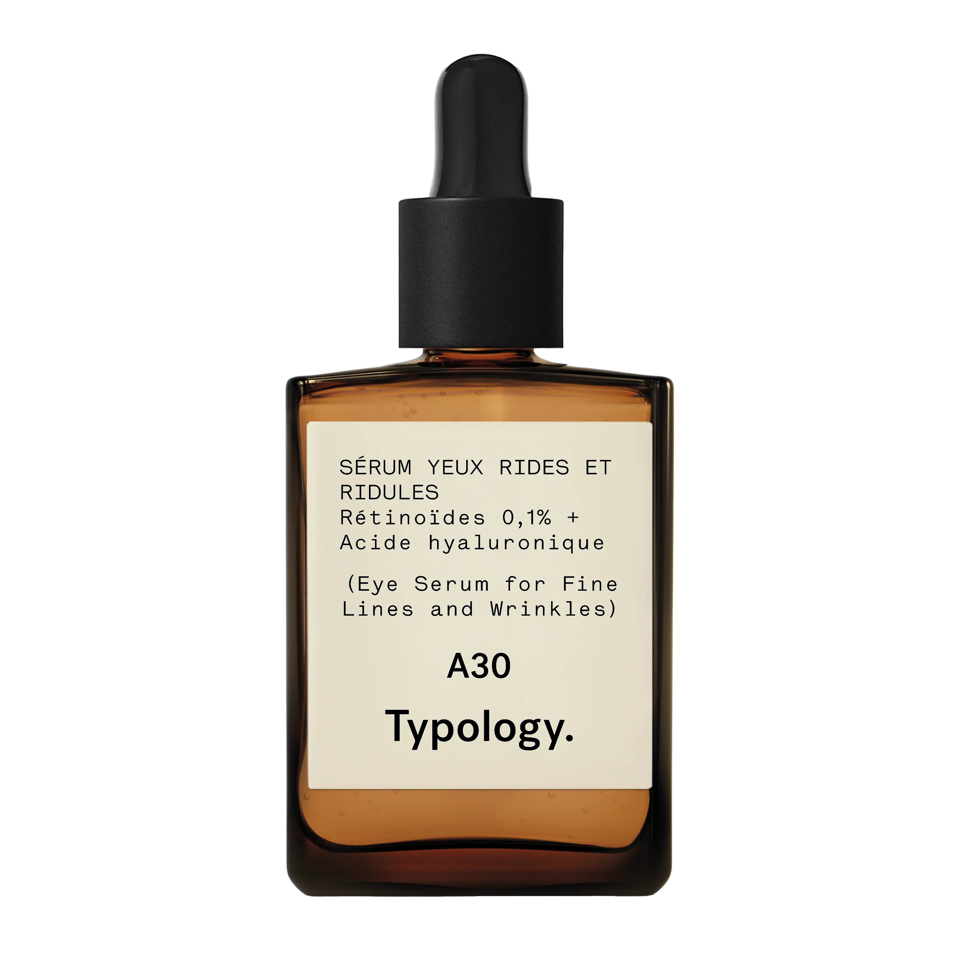 Typology Sérum Yeux Rides et Ridules — Rétinoïdes 0,1% + Acide hyaluronique