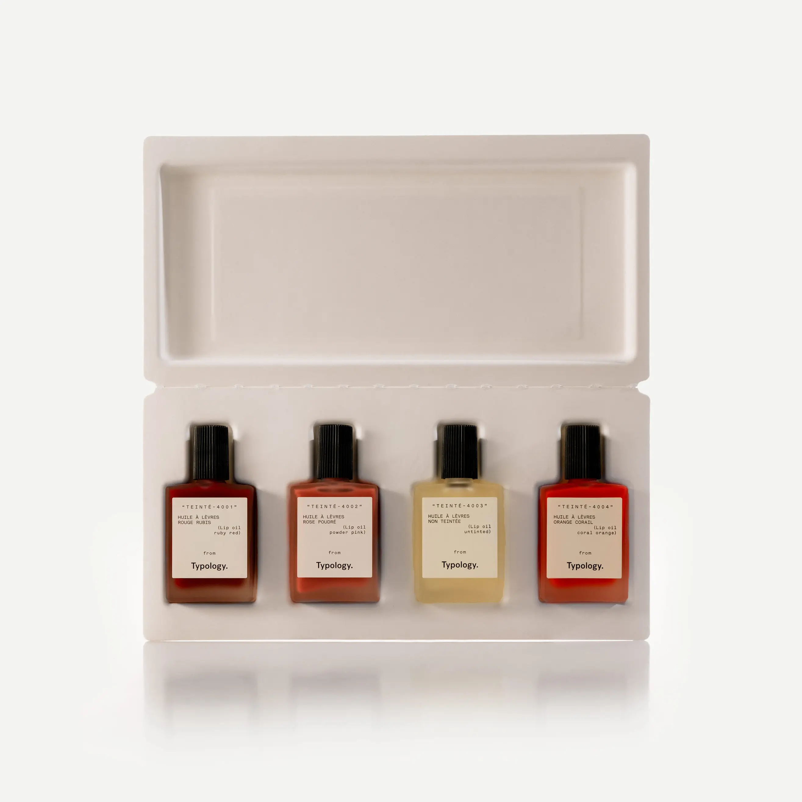 Typology Coffret - Album d'huiles à lèvres teintées