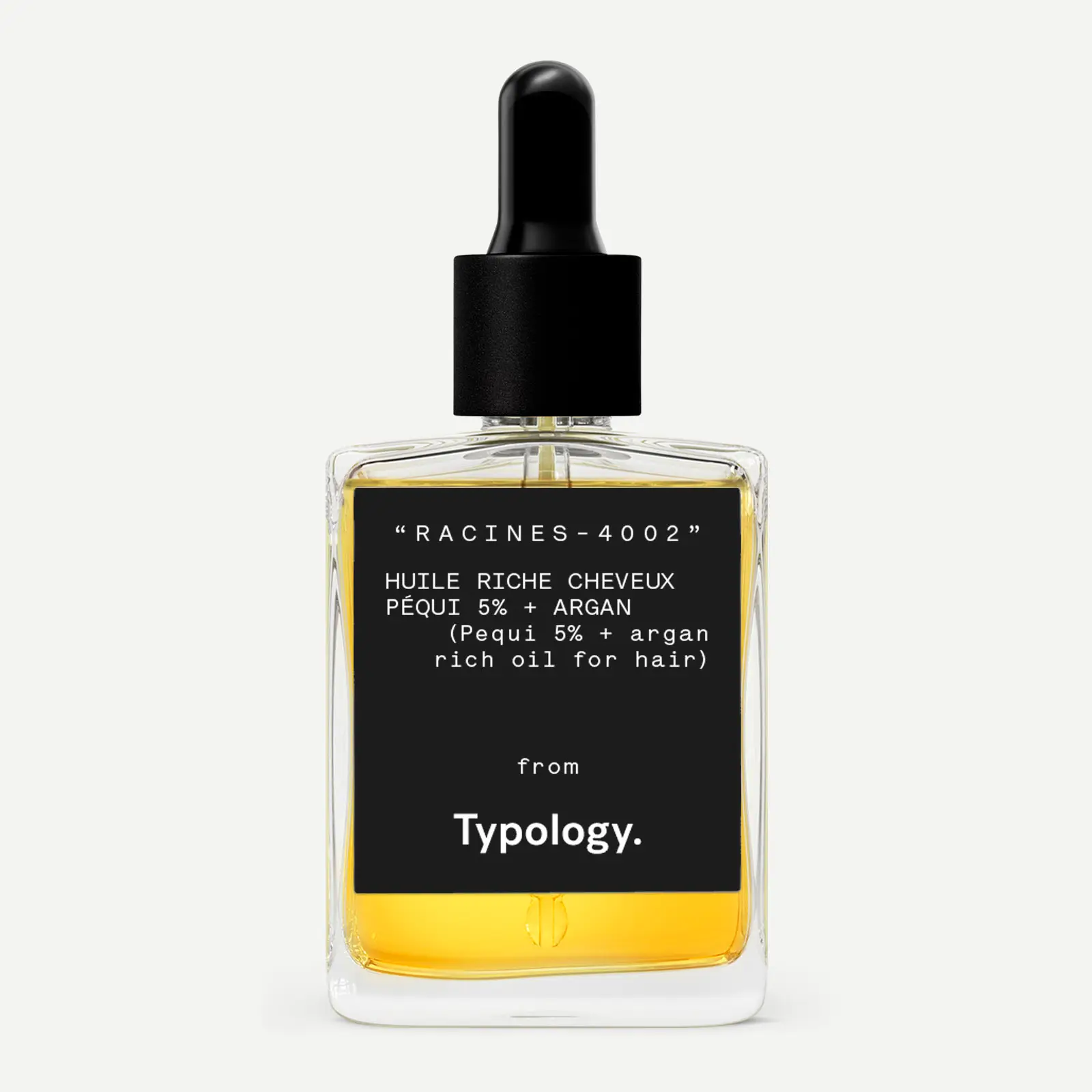 Typology Huile riche cheveux — Péqui 5% + argan