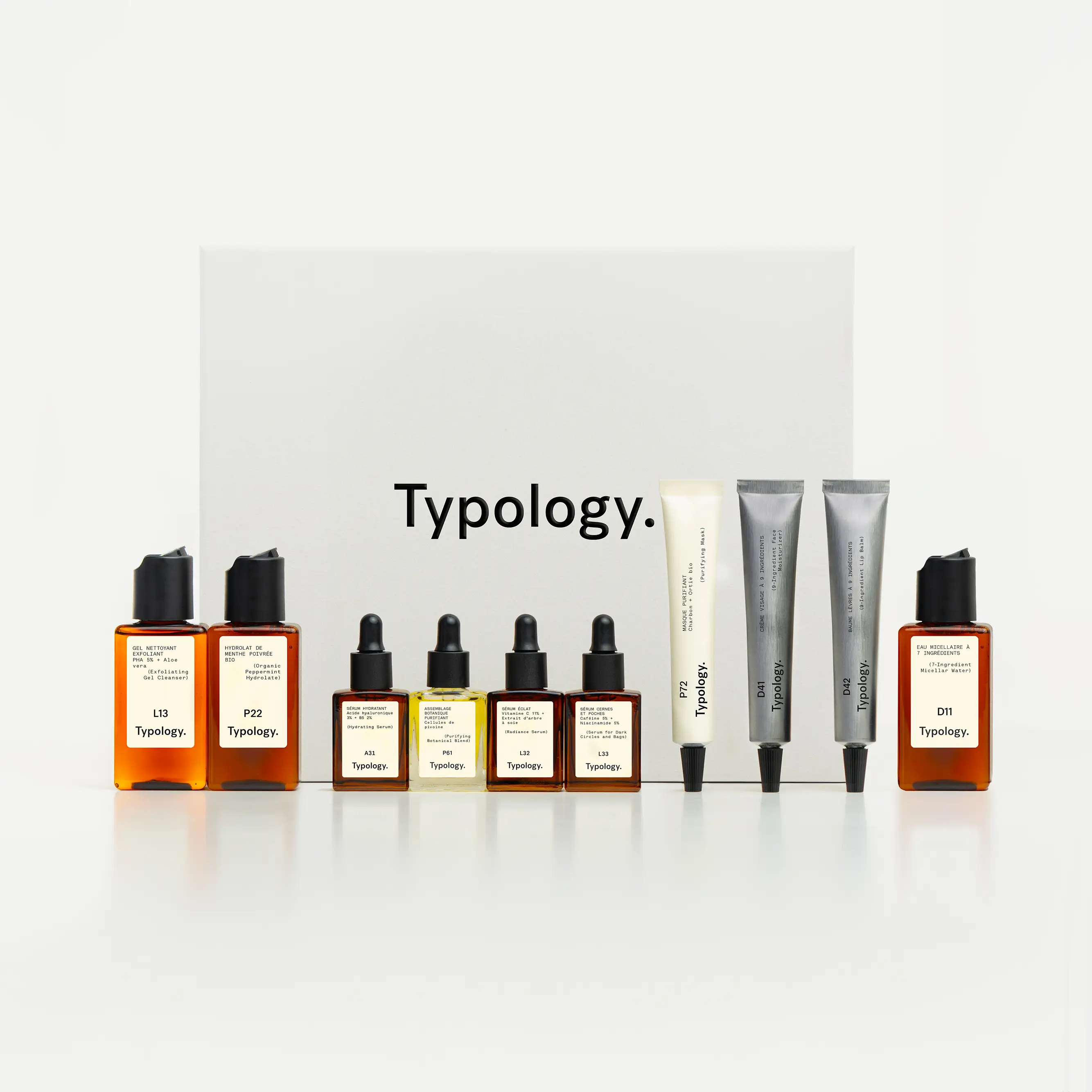 Typology Coffret Découverte — Soin Visage 10 tailles d'essai