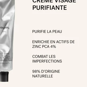 Typology Crème Visage Purifiante — Zinc PCA 4% + Extrait de bambou