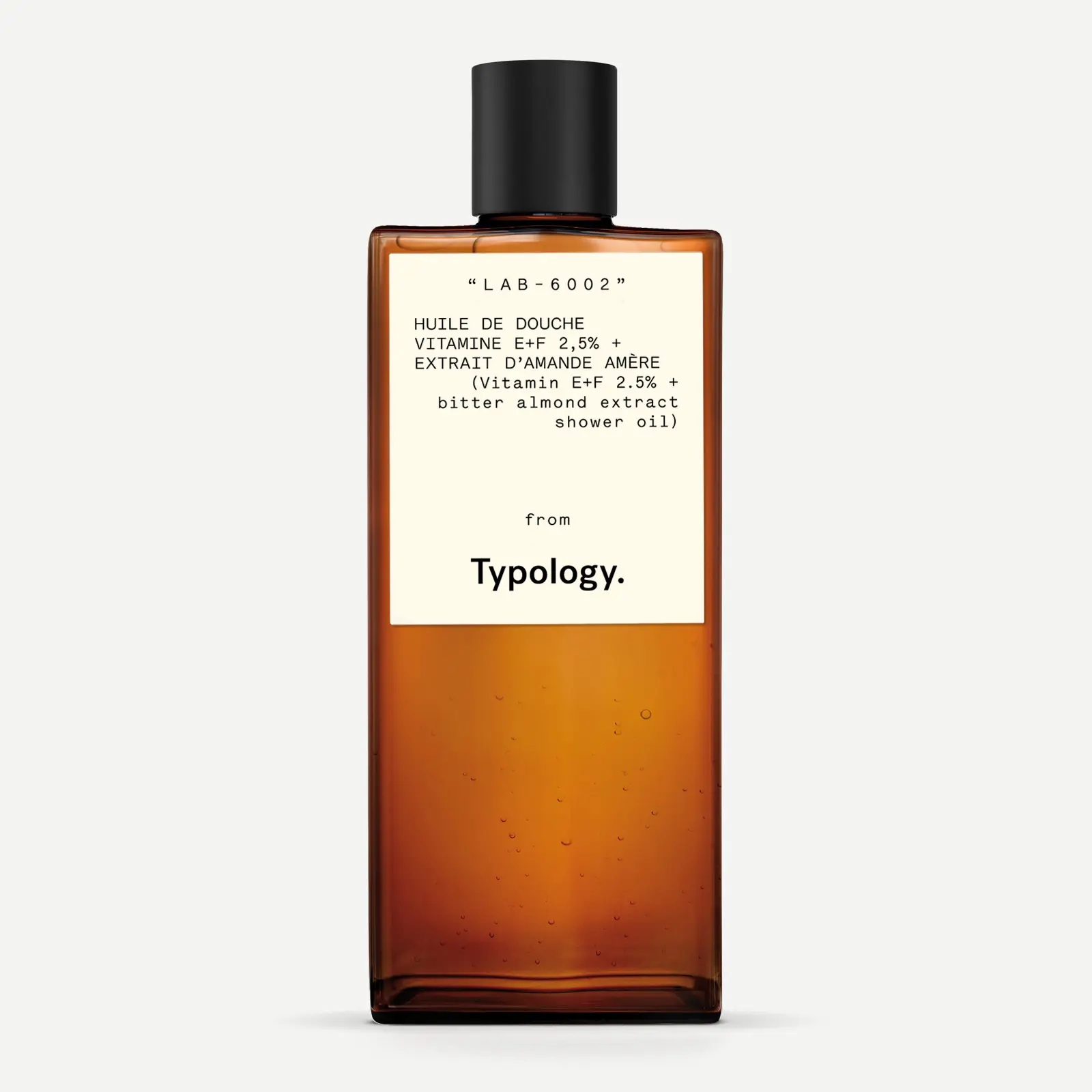 Typology Huile de douche relipidante — Vitamine E+F 2.5% + Extrait d’amande amère