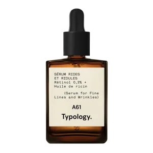 Typology Sérum Rides et Ridules — Rétinol 0,3% + Huile de ricin
