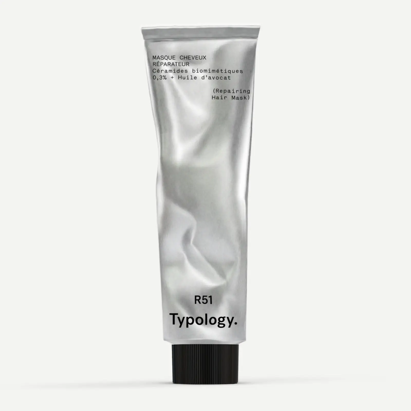 Typology Masque Cheveux Réparateur — Céramides biomimétiques 0,3% + Huile d'avocat