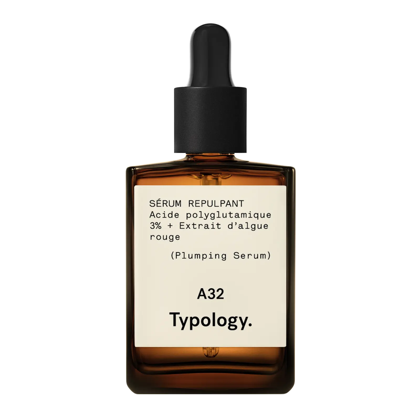 Typology Sérum Repulpant — Acide polyglutamique 3% + Extrait d'algue rouge