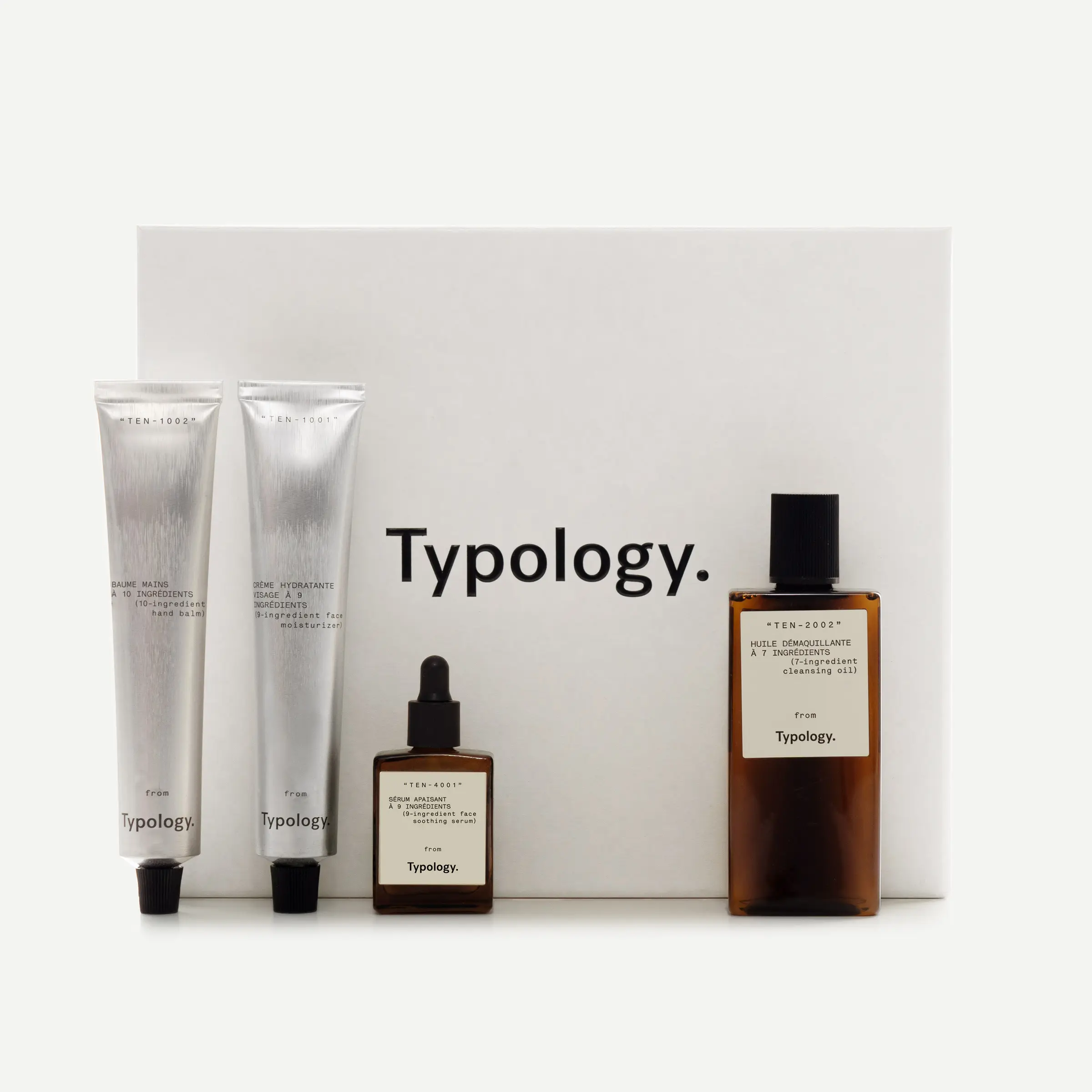 Typology Coffret Cadeau Routine Complète - 4 produits
