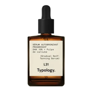 Typology Sérum Autobronzant Progressif — DHA végétal 10% + Pulpe de caroube