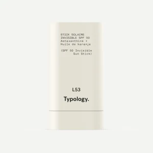 Typology Stick Solaire Invisible SPF 50 — Astaxanthine + Huile de karanja