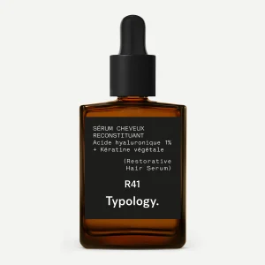 Typology Sérum Cheveux Reconstituant — Acide hyaluronique 1% + Kératine végétale
