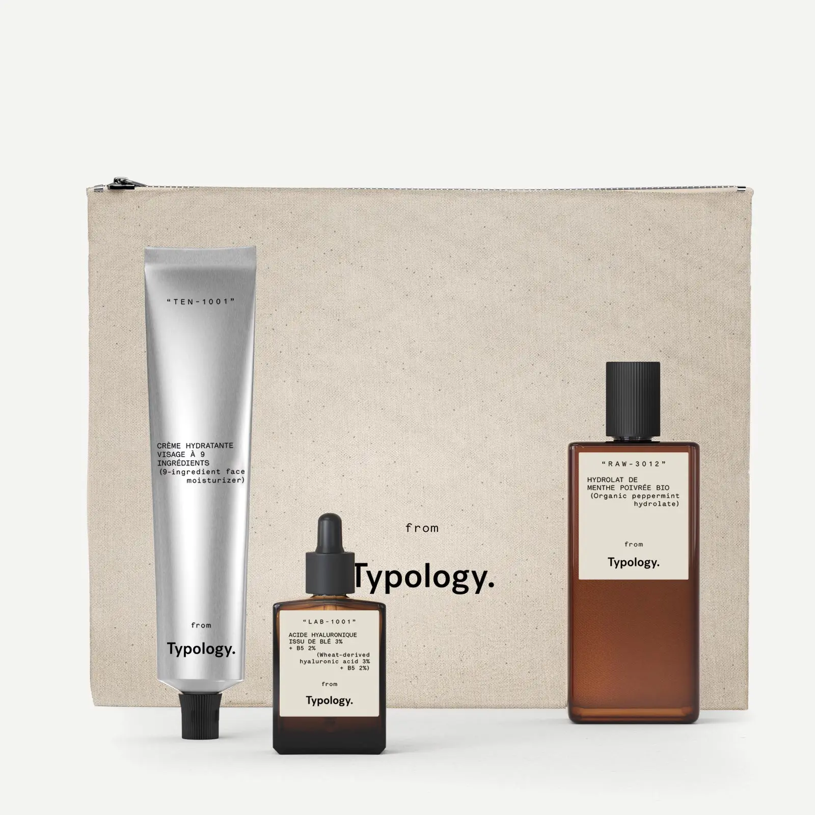Typology Trousse cadeau — Le rituel soin visage quotidien
