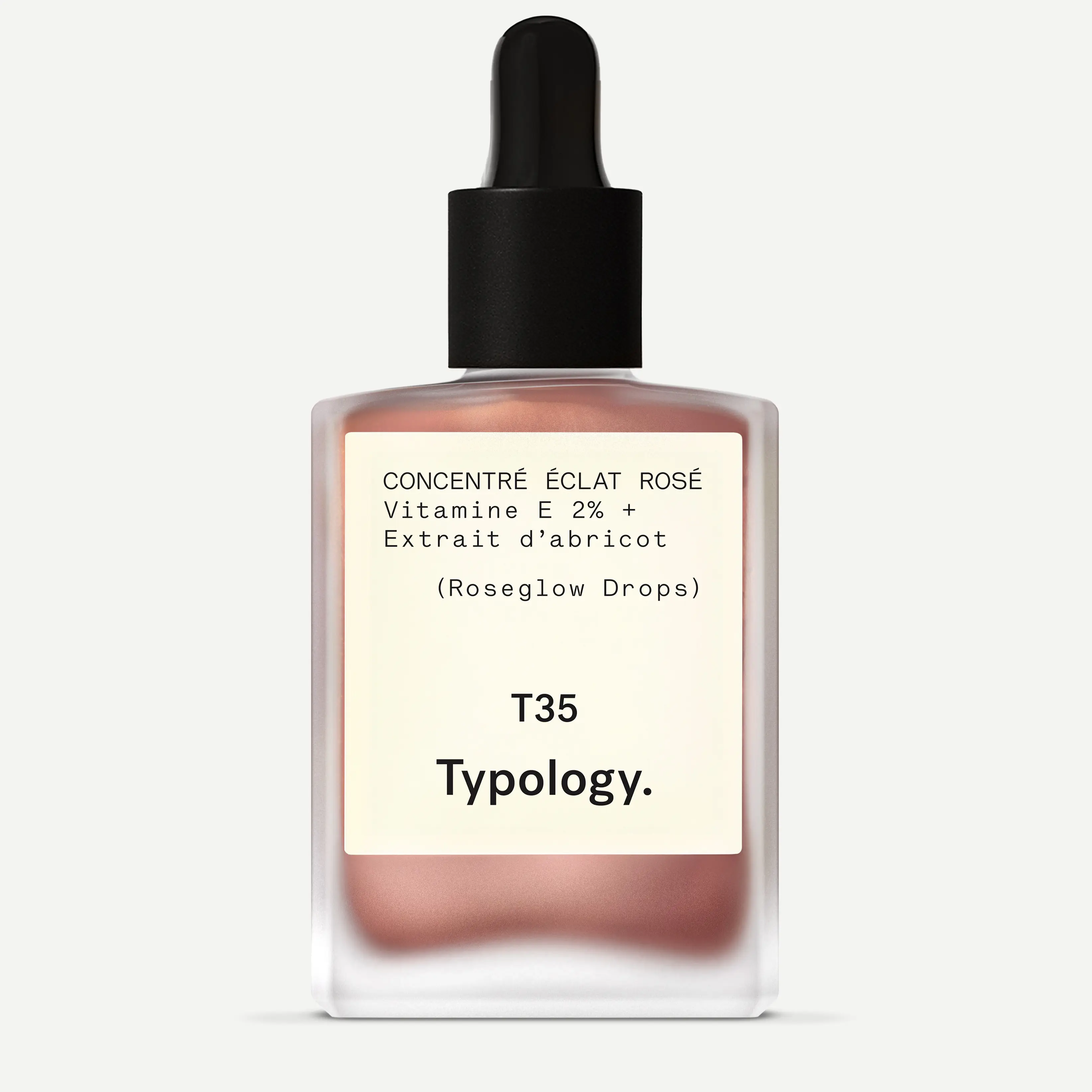 Typology Concentré Éclat Rosé — Vitamine E 2% + Extrait d'abricot
