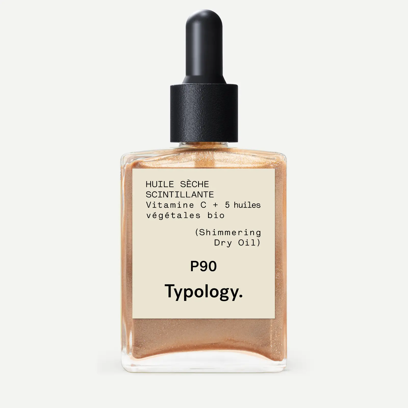 Typology Huile sèche scintillante — Vitamine C + 5 huiles végétales bio